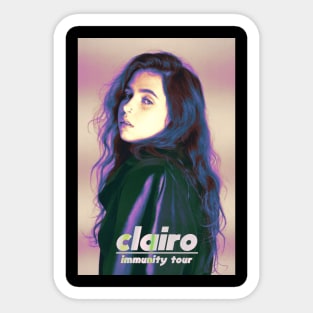 Clairo Immunity Tour Sticker